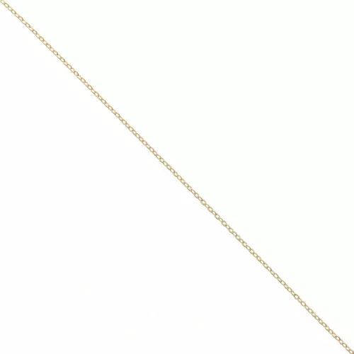 Chaîne maille Forçat limée 1 mm en Gold filled (or laminé)  x 1 m