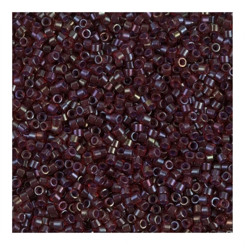 Miyuki Delica 11/0 DB0296 - Lined Ruby AB x8g