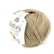 Coton Natura Just Cotton DMC - Pelote coton couleur Lin (n°78) x 155m