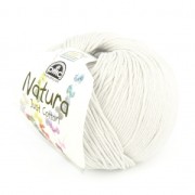Coton Natura Just Cotton DMC - Pelote coton Ivory (n°02) x 155m