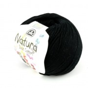 Coton Natura Just Cotton DMC - Pelote coton Noir (n°11) x 155m