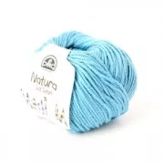 Coton Natura Medium Just Cotton DMC - Pelote coton Bleu Gauloise (n°077) x 75 m