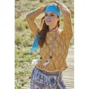 Coton Natura Medium Just Cotton DMC - Pelote coton Bleu Gauloise (n°077) x 75 m