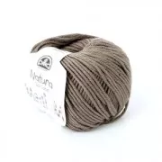 Coton Natura Medium Just Cotton DMC - Pelote coton Marron Glaise (n°11) x75m