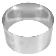 Grand emporte-pièce en inox pour modelage 80 mm - Rond