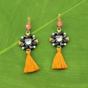 Perles en verre tchèque 2 trous Zoliduo® Right  5x8mm Jet Hematite x20