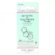 Set d'aiguilles pour quilting et patchwork John James taille 3 5 et 7 x20