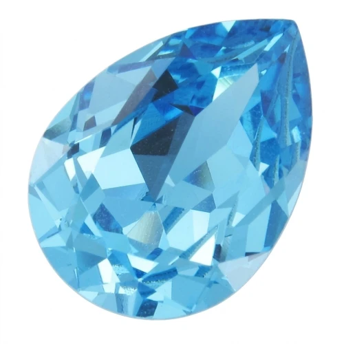 Cabochon PureCrystal 4320 8x6 mm Aquamarine x1