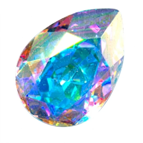 Cabochon PureCrystal 4320 8x6 mm Crystal AB x1