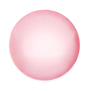 Cabochon rond en verre par Puca® 18 mm Rose Pearl x 1