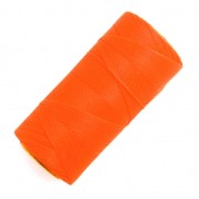 Bobine de fil ciré Linhasita pour micro macramé 0.5 mm - Fluo Orange (393) x335m|raw }}