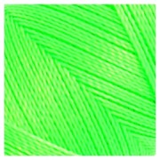 Bobine de fil ciré Linhasita pour micro macramé 0.5 mm - Fluo Green (329) x335m