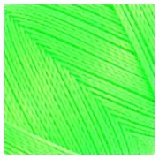 Bobine de fil ciré Linhasita pour micro macramé 0.5 mm - Fluo Green (329) x335m