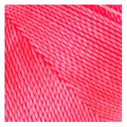 Bobine de fil ciré Linhasita pour micro macramé 0.5 mm - Fluo Pink (328) x335m