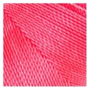 Bobine de fil ciré Linhasita pour micro macramé 0.5 mm - Fluo Pink (328) x335m