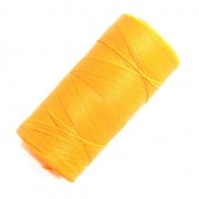 Bobine de fil ciré Linhasita pour micro macramé 0.5 mm - Golden Yellow (218) x335m|raw }}