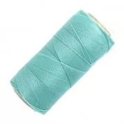 Bobine de fil ciré Linhasita pour micro macramé 0.5 mm Baby Blue (398) x335m