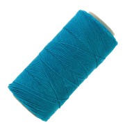 Bobine de fil ciré Linhasita pour micro macramé 0.5 mm Dark Turquoise (707) x335m