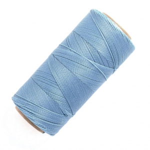 Bobine de fil ciré Linhasita pour micro macramé 0.5 mm - Light Blue (606) x335m