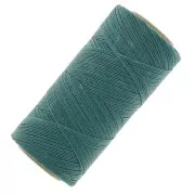 Bobine de fil ciré Linhasita pour micro macramé 0.5 mm - Turquoise (229) x335m