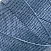 Bobine de fil ciré Linhasita pour micro macramé 0.5 mm - Denim Blue (119) x335m