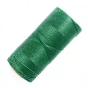 Bobine de fil ciré Linhasita pour micro macramé 0.5 mm - Dark Green (87) x335m