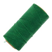Bobine de fil ciré Linhasita pour micro macramé 0.5 mm - Green (1045) x335m