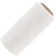 Bobine de fil ciré Linhasita pour micro macramé 0.5 mm - Blanc (BCO ALV) x335m|raw }}