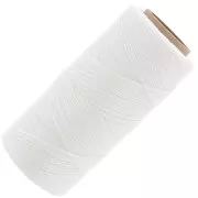 Bobine de fil ciré Linhasita pour micro macramé 0.5 mm - Blanc (BCO ALV) x335m