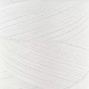 Bobine de fil ciré Linhasita pour micro macramé 0.5 mm - Blanc (BCO ALV) x335m