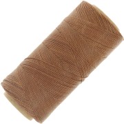 Bobine de fil ciré Linhasita pour micro macramé 0.5 mm - Autumn Brown (631) x335m