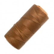 Bobine de fil ciré Linhasita pour micro macramé 0.5 mm - Old Gold (604) x335m