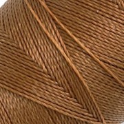 Bobine de fil ciré Linhasita pour micro macramé 0.5 mm - Old Gold (604) x335m