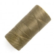 Bobine de fil cir� Linhasita pour micro macram� 0,5 mm Old Bronze (204) x335m