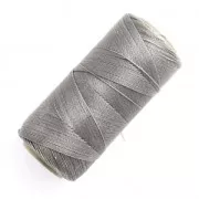 Bobine de fil ciré Linhasita pour micro macramé 0.5 mm - Grey (208) x335m