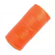 Bobine de fil ciré Linhasita pour micro macramé 0.5 mm Orange (387) x335m