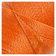Bobine de fil ciré Linhasita pour micro macramé 0.5 mm - Orange (387) x335m