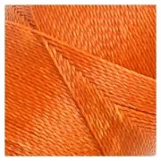 Bobine de fil ciré Linhasita pour micro macramé 0.5 mm - Orange (387) x335m