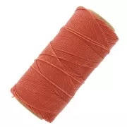 Bobine de fil ciré Linhasita pour micro macramé 0.5 mm - Terracotta (35) x335m