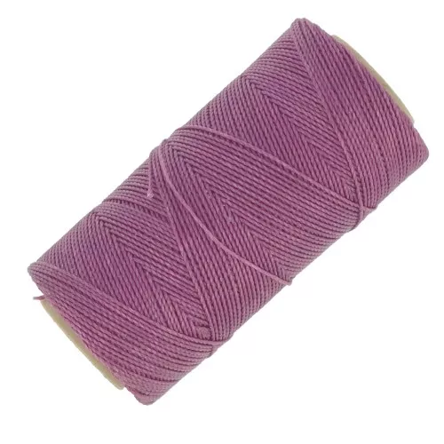 Bobine de fil ciré Linhasita pour micro macramé 0.5 mm - Amethyst (359) x335m