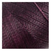 Bobine de fil ciré Linhasita pour micro macramé 0.5 mm - Cherry Black (630) x335m