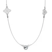 Tour de cou chaîne maille Forçat pour 3 intercalaires 45 cm en Argent 925 x1