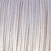 Soutache brillante fabrication italienne 3.5 mm Rose poudré / Argenté x1m