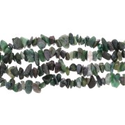 Perles chips 8 - 11 mm en pierre gemme  - African Jade x85cm|raw }}