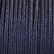 Soutache Moonlight fabrication italienne 3.5 mm Bleu nuit / Violet x1m