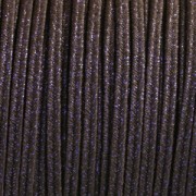 Soutache Moonlight fabrication italienne 3.5 mm Marron / Bleu x1m