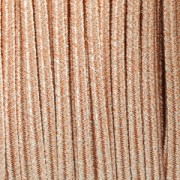 Soutache Shiri métal fabrication italienne 3 mm Rose antique x1m