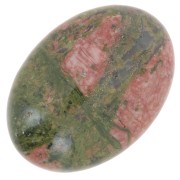 Cabochon ovale 25x18 mm Unakite