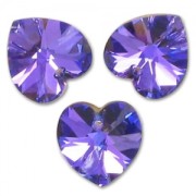 Coeurs PureCrystal 6228 10,3x10 mm Crystal Heliotrope x6
