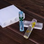 Moule silicone pour réaliser des pendentifs en résine 40 mm carré/rond/triangle